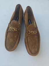 Tom Ford Gucci York Mens Loafers Tobacco Suede Brown Size 95 G2U