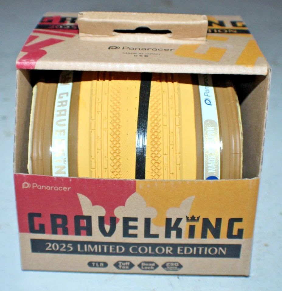 2025 Panaracer Gravelking SS Tire 700x45c Tubeless TLR Tuff-Tex