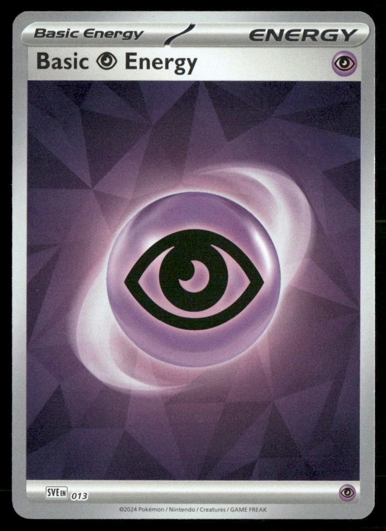 Basic Psychic Energy - 013 Scarlet & Violet Energies 13 C Holo Pokémon — English