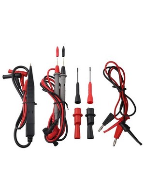 Multimeter Zubehörset mit Messleitungen und für Krokodilklemmen zur einfachen
