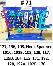 SET#71 - 18 PIECE HEAVY DUTY AUTO BODY FRAME MACHINE PULLING TOOLS & CLAMPS SET 