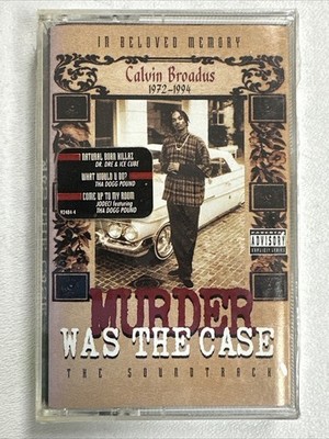Murder Was The Case Cassette Soundtrack 1994 Death Row Snoop Dog