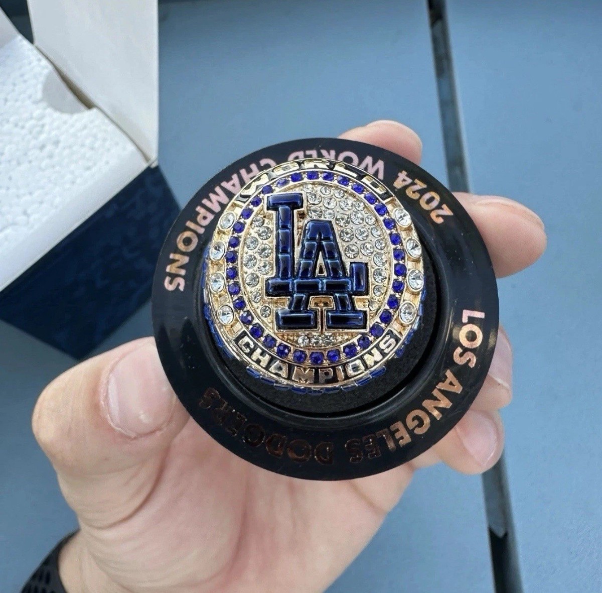 Miguel Rojas World Series Player Ring Dodgers 2024 Sga 7/21/2025