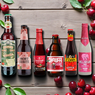 Kirschbier Probierpaket   6 fruchtige Spezialitäten aus Europa