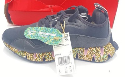 Reebok Zig Dynamica Women s Size 7 Black/Frober/Quamet LEOPARD - New