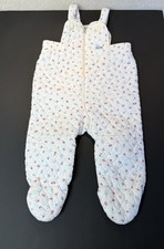Vintage Izod Lacoste Baby Outfit Corduroy Jacket  Quilted  Overalls 6-9 Months