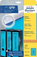 OrdnerrüCken Etiketten Avery Zweckform L4753-20 61X297Mm A4 60 StüCk