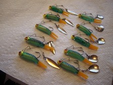 Beetle Spin Card of 10 Lures  1/8 Oz. Half &H...