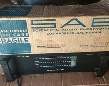 SAE 2200 100W/Chan Solid-State Stereo Power Amplifier, Rack Mount