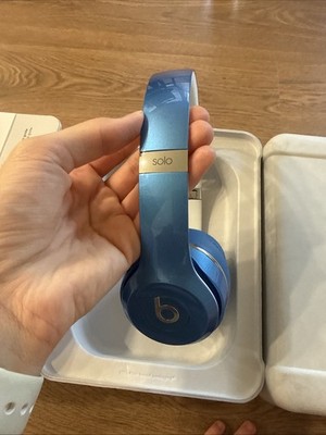 Beats by Dr. Dre Studio2 Solo Pros Wired Headphones Blue/White