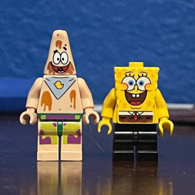 LEGO SpongeBob glove world Ferris wheel + Patrick minifigure + SpongeBob minifig