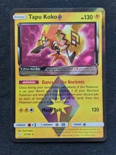 Pokemon, Tapu Koko Prism Star, Team Up 51/181, NM