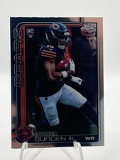 2025 Topps Chrome Football Luther Burden III Base Rookie (RC) #334 Chicago Bears