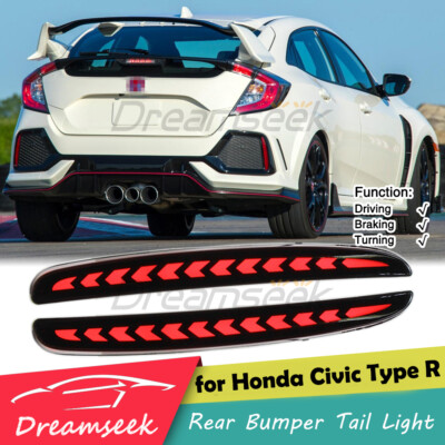 LED Rücklicht für Honda Civic Type R 2017 2018 2019 2020 2021 Rauch Linse #LX