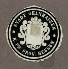 Siegelmarke Preußen: STADT GELNHAUSEN / K. PR. PROV. HESSEN