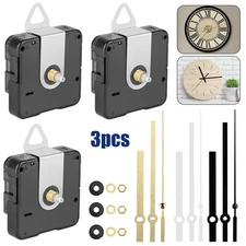 3pcs Wall Quartz Clock Movement Mechanism Part Replacement Repair Tool Kit