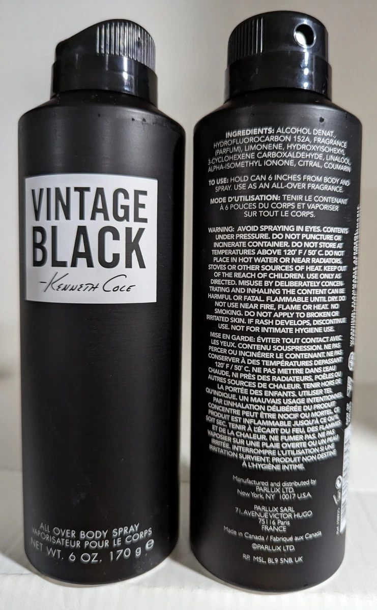 Vintage black body spray sale