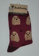 Cocker Spaniel - Dog Pet Lover Socks Novelty Dress Casual Unisex By Sock Daddy