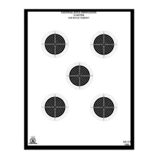 official Competition NRA AR-5/5 National 10 Meter Air Rifle Target 1000  pack