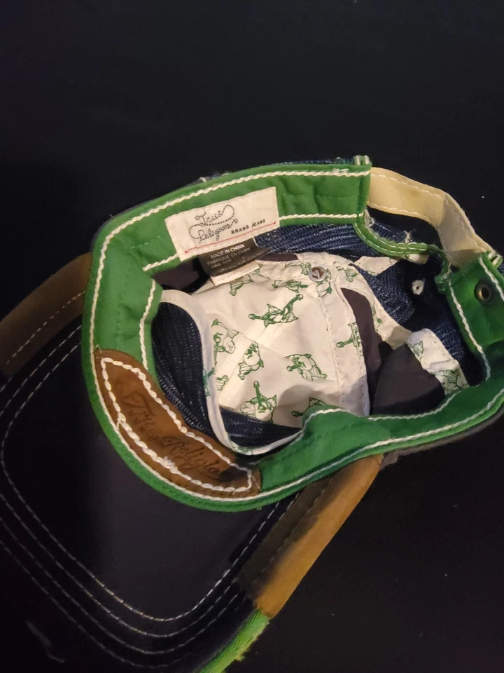 Sombrero de camionero vintage TRUE RELIGION xxx envejecido verdadero vintage Foto 2 de 4