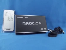MROCIOA 5 In 1 Out 4K and 3D HDMI Switcher Box with Remote