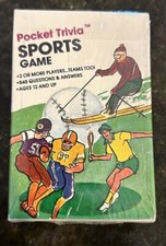 Vintage HOYLE 1984 Card Game POCKET TRIVIA SPORTS Trivia