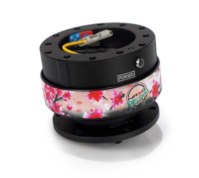 箱無し NRG クイックリリース GEN 2.0 SRK-200BK 桜 NRG SRK-200BK-SAKURA Steering Wheel Quick Release Gen 2.0 [Black