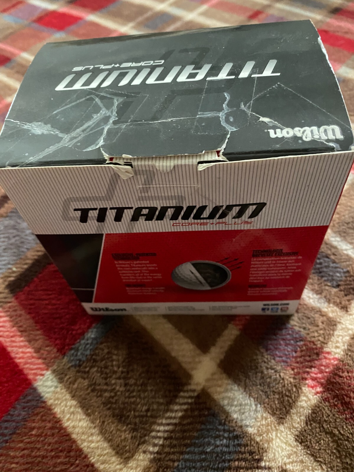 Wilson Titanium Core+Plus Distance Golf Balls 18 Pack "New"