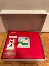 Hallmark Christmas Instant Scrapbook Album 2007 Snowman Holidays Tis The Season 
