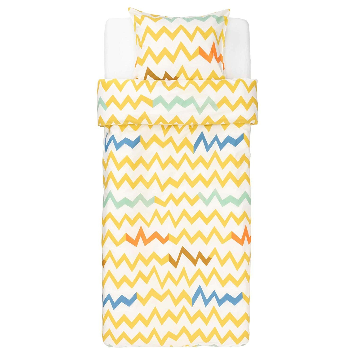 STILLSAMT Twin Duvet cover and pillowcase, multi-color, 100% cotton, *NEW*