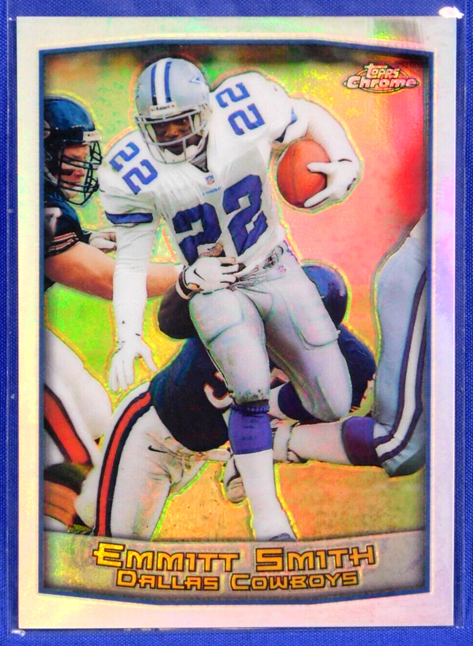 1999 TOPPS CHROME #30 REFRACTOR EMMITT SMITH DALLAS COWBOYS