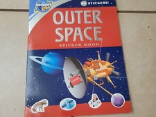 Discover Kids Outer Space Sticker Book All Stickers Unused