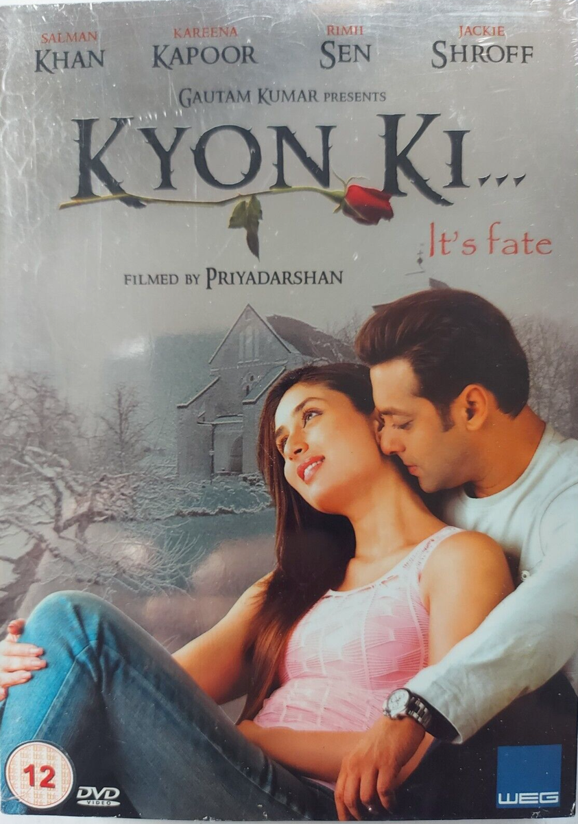 KYON KI BOLLYWOOD DVD Salman Khan, Kareena Kapoor, Rimii Sen