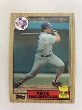 1987 Topps Pete Incaviglia All-Star Rookie RC Gold Cup #550 NM-MINT