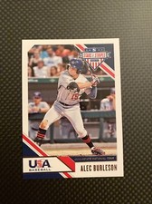 2020 PANINI STARS &STRIPES Alec Burleson COLLEGIATE NATIONAL TEAM USA BASEBALL  