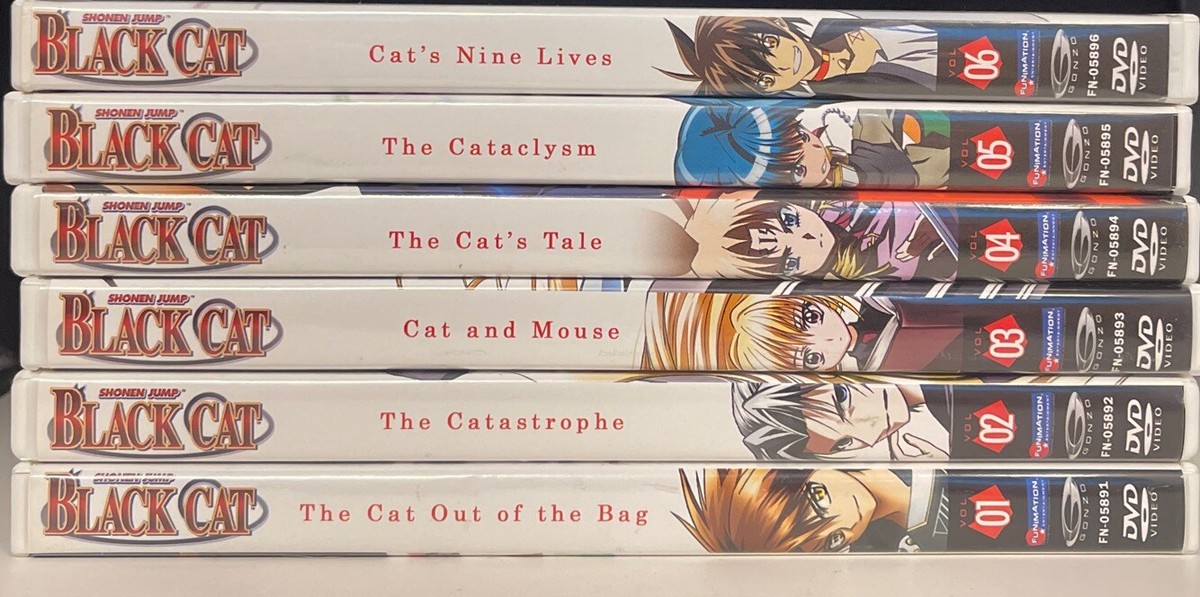 Black Cat Anime Volumes 1-6 DVD *preowned* | eBay