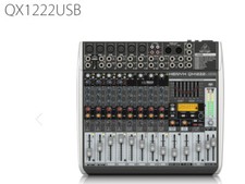 Behringer XENYX QX1222USB Premium 16Input 2/2Bus Mixer Klark Teknik FX Wireless