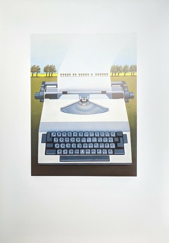 Monika Mähl, correction, offset printing, signed, titled, num., 1980