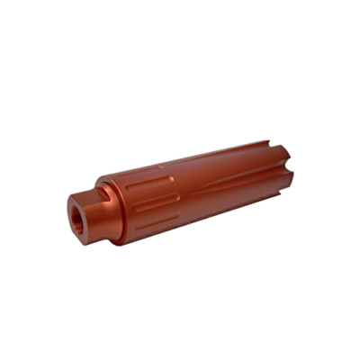 5.56 1/2-28 Linear Compensator Muzzle Brake 4.5'' Red Aluminum For Bolt Action