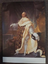 Postcard Portrait Roi Louis XVI by A.F. Callet(1741-1823) Made in France 1975