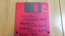 Korg Triton PRELOAD floppy disc