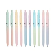 Ddaowanx Gel Pens, 10 Pcs 0.7mm Quick Dry Black Ink Pens Fine Point Smooth Wr...