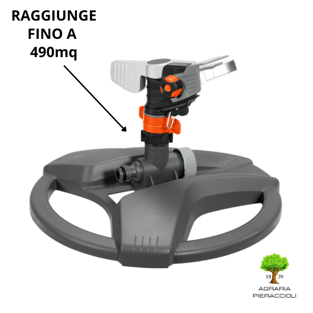 Irrigatore a Impulso Gardena 8135 Premium | Copre 490mq in un Click
