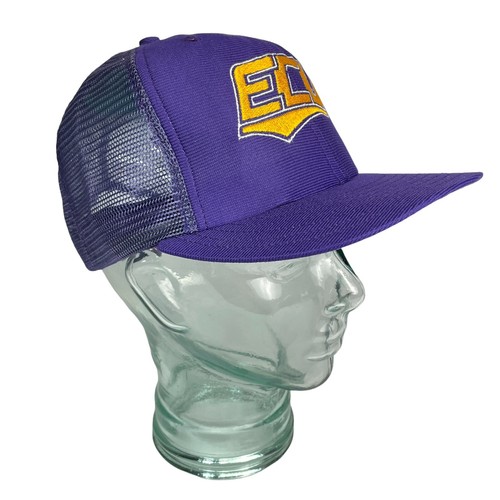 Mesh Trucker Hat Purple ECU Cap USA 