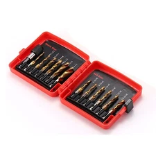 13PC Titanium Combination Drill Tap Bit Set SEA Metric Tap Kits for Screw