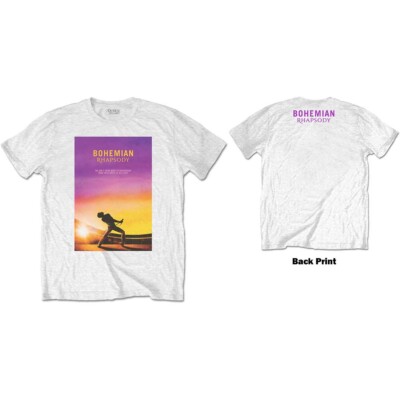 Queen Movie Poster T-Shirt Gr.XL Freddie Mercury Elton John David Bowie