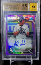 2016 Bowman Chrome Fernando Tatis Jr Purple Refractor Auto /250 BGS 9.5/10 (D3)