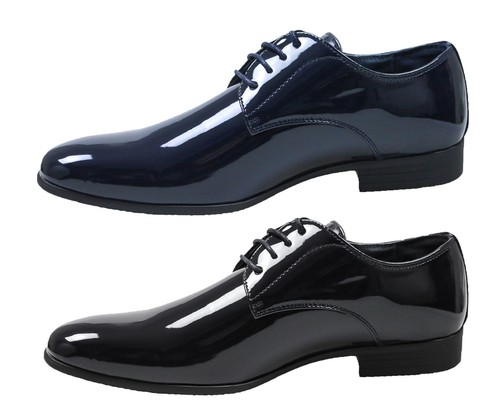 Scarpe uomo Class vernice man's shoes blu scuro nero eleganti cerimonia |  eBay