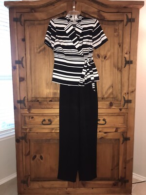 Ensemble Pantalon Et Top Sheri Martin Taille 8P - Occasion Très Bon état