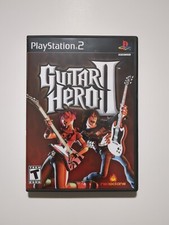 Guitar Hero II (Sony PlayStation 2, 2006), Case, and Game, MM, Tested and Works